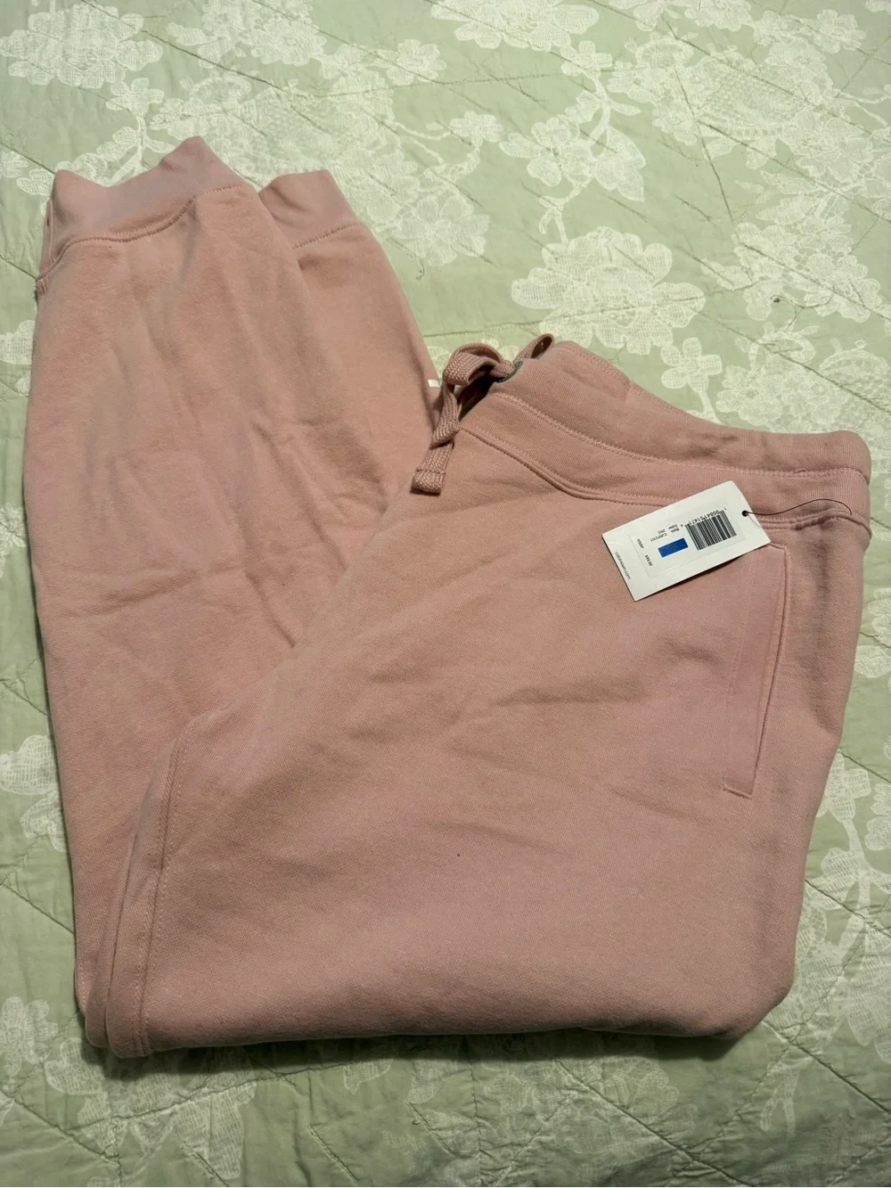 Calvin Klein Jeans Blush Pink Drawstring Sweatpants NWT XL - Picture 1 of 5